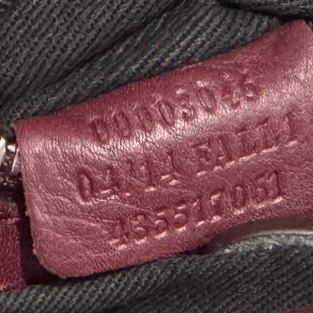 Ralph Lauren Small Ricky Leather Top Handle Bag - Bordeaux - Picture 12 of 12